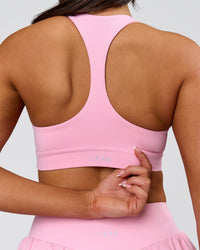 Woman wearing Flow Sports Bra - Pink Rose | Model:Bianca | Size:S | Thumbnail Index: 4
