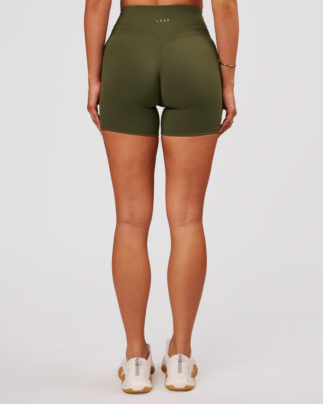 Luxe V-Contour High-Rise 6" Short - Pure Olive - view 3
