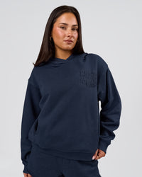 Woman wearing MVP Elite French Terry Hoodie - Future Navy | Model:Bianca | Size:S | Thumbnail Index: 16