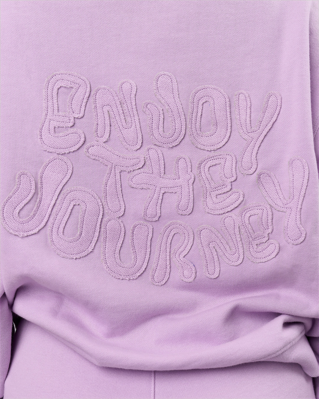 Woman wearing MVP Elite French Terry Hoodie - Pale Lilac | Model:Bianca | Size:S - view 14