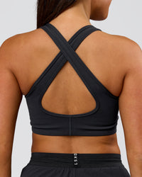 Woman wearing Stamina Amplify Sports Bra - Black | Model:Bianca | Size:S | Thumbnail Index: 3