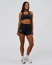 Woman wearing Stamina Amplify Sports Bra - Black | Model:Bianca | Size:S | Thumbnail Index: 4