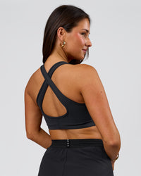 Woman wearing Stamina Amplify Sports Bra - Black | Model:Bianca | Size:S | Thumbnail Index: 8
