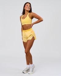 Woman wearing Stamina Amplify Sports Bra - Lemon | Model:Bianca | Size:S | Thumbnail Index: 3