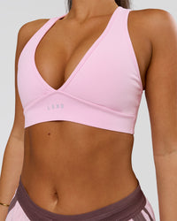Woman wearing Stamina Sports Bra - Marshmallow | Model:Bianca | Size:S | Thumbnail Index: 0
