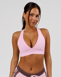 Woman wearing Stamina Sports Bra - Marshmallow | Model:Bianca | Size:S | Thumbnail Index: 1