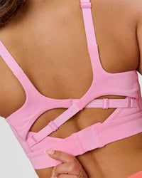 Woman wearing Vision Sports Bra - Pink Rose | Model:Bianca | Size:S | Thumbnail Index: 3