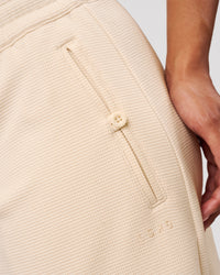 Woman wearing CloudWaffle Wide Leg Pants - Vanilla Bean | Model:Jordan | Size:S | Thumbnail Index: 5