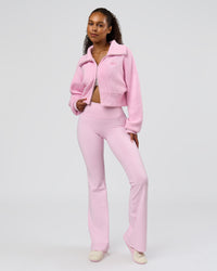 Woman wearing Fierce Knitted Cardigan - Marshmallow-White | Model:Jordan | Size:S | Thumbnail Index: 4