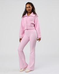 Woman wearing Fierce Knitted Cardigan - Marshmallow-White | Model:Jordan | Size:S | Thumbnail Index: 6