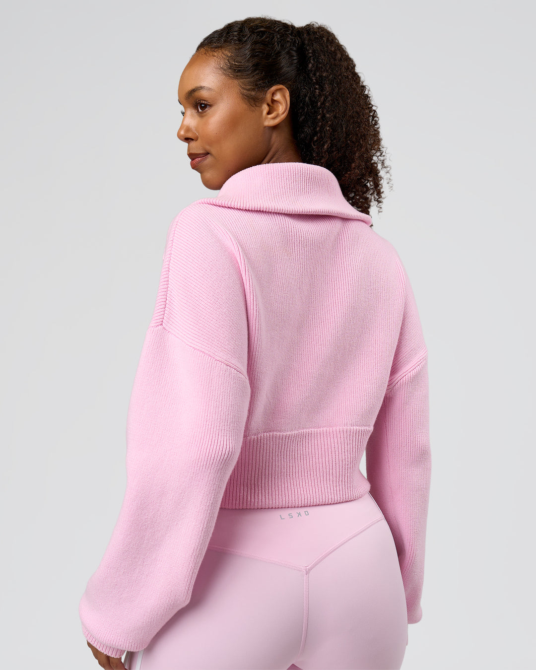 Woman wearing Fierce Knitted Cardigan - Marshmallow-White | Model:Jordan | Size:S - view 16