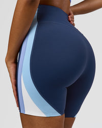 Woman wearing Revitalise Ultra High-Rise 6" Short - Future Navy-Bluebell | Model:Jordan | Size:S | Thumbnail Index: 4