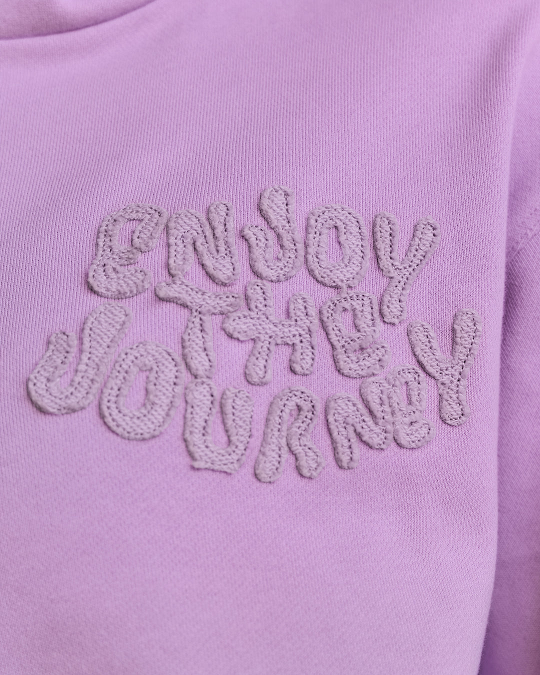 Woman wearing MVP Elite French Terry Hoodie - Pale Lilac | Model:Rosie | Size:S - view 12