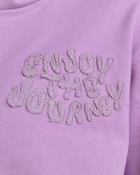 Woman wearing MVP Elite French Terry Hoodie - Pale Lilac | Model:Rosie | Size:S | Thumbnail Index: 11