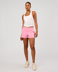 Woman wearing Urban Track Short - Pink Rose | Model:Rosie | Size:S | Thumbnail Index: 2