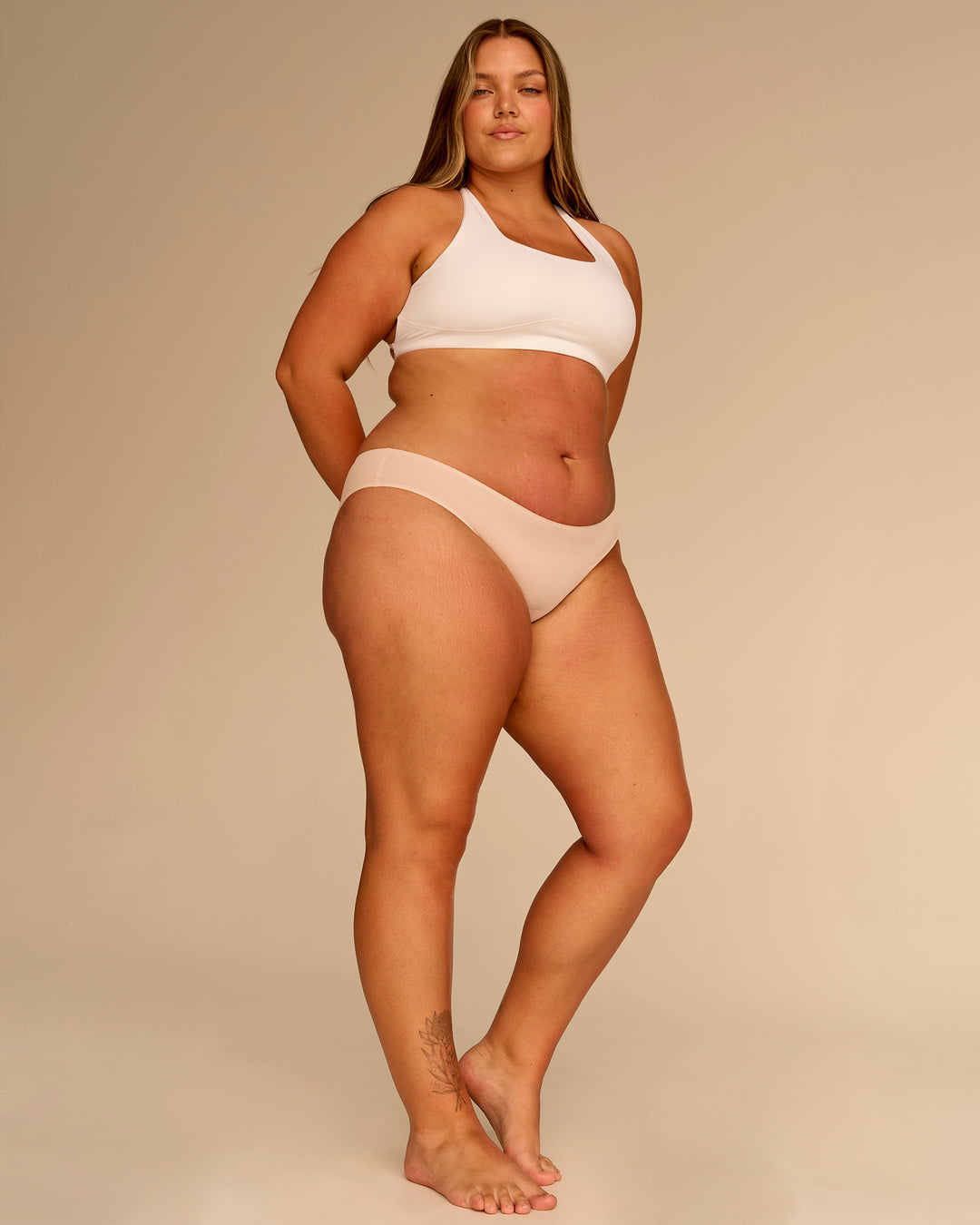 Woman wearing Zero Brief 2pk - Frappe | Model:Ella | Size:XL - view 13