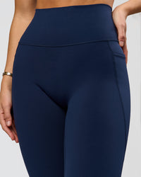 Woman wearing O.G. Fusion Ultra High-Rise Full Length Legging Pockets - Future Navy | Model:Amity| Size:S | Thumbnail Index: 7