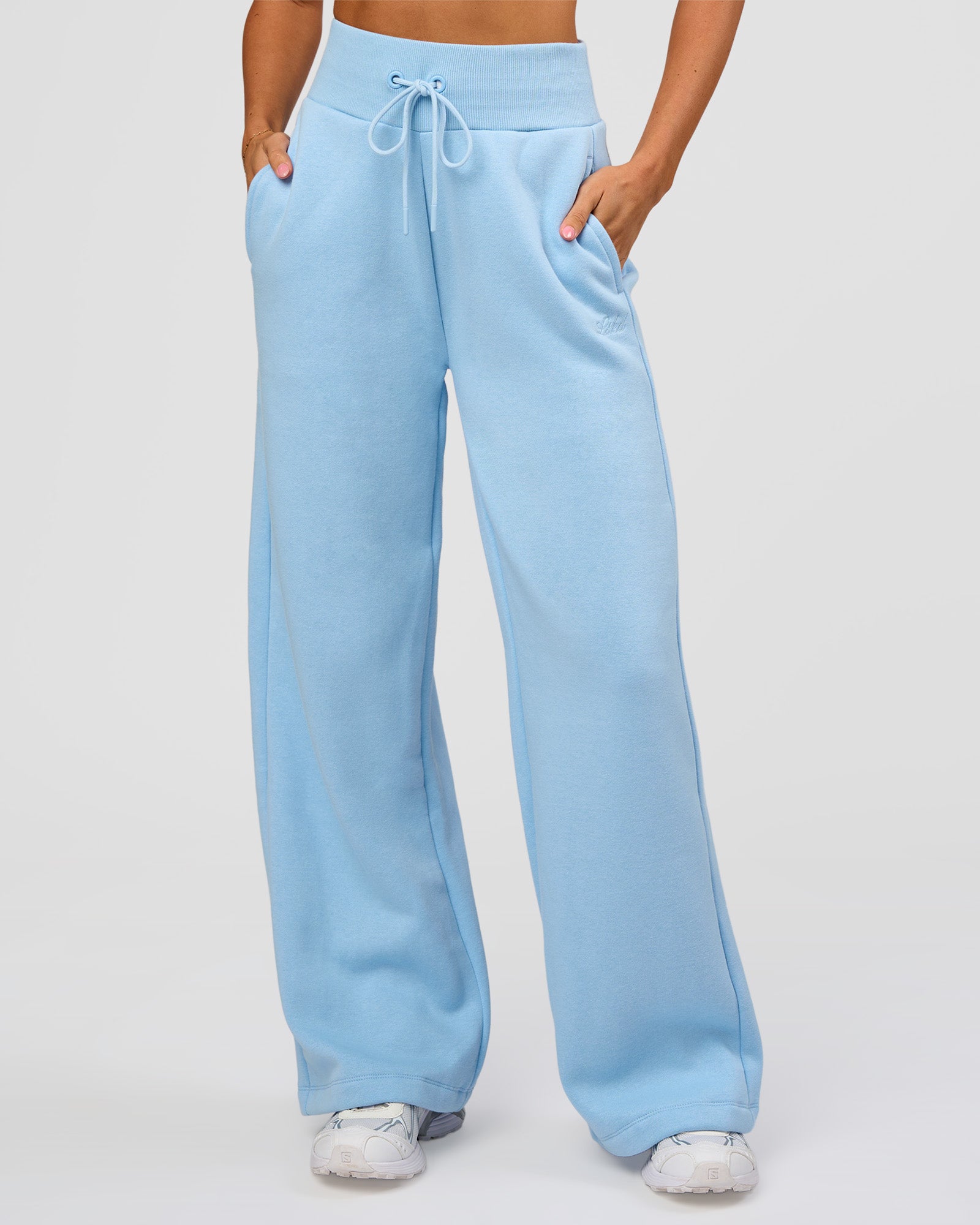 Go-To Script Wide Leg Track Pant - Open Air | LSKD