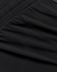Woman wearing Accelerate Synergy 3" Running Short Short - Black-Black | Model:Issy | Size:XS | Thumbnail Index: 11