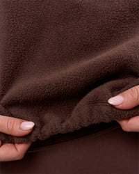 Woman wearing Expedition Pop Over - Hot Chocolate-Pink Rose | Model:Issy | Size:XS | Thumbnail Index: 12