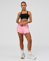 Woman wearing High Velocity Sports Bra - Black | Model:Issy | Size:XS | Thumbnail Index: 3