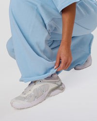 Woman wearing MVP Elite Terry Wide Leg Pant - Open Air | Model:Issy | Size:XS | Thumbnail Index: 6