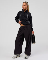 Woman wearing Pop Over Jacket - Black | Model:Issy | Size:XS | Thumbnail Index: 10