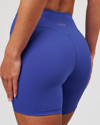 Woman wearing RXD Mid-Rise 6" Short - Power Cobalt | Model:Issy | Size:XS | Thumbnail Index: 1