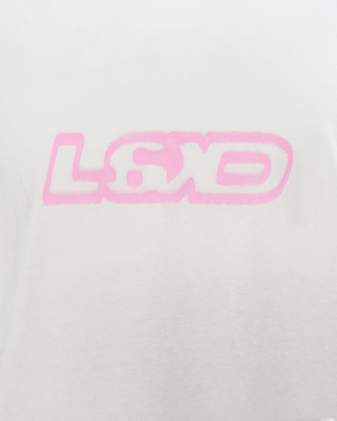 Woman wearing SoCal 26 FLXCotton Oversize Tee  - Off White-Pink Rose | Model:Issy | Size:XS - view 17