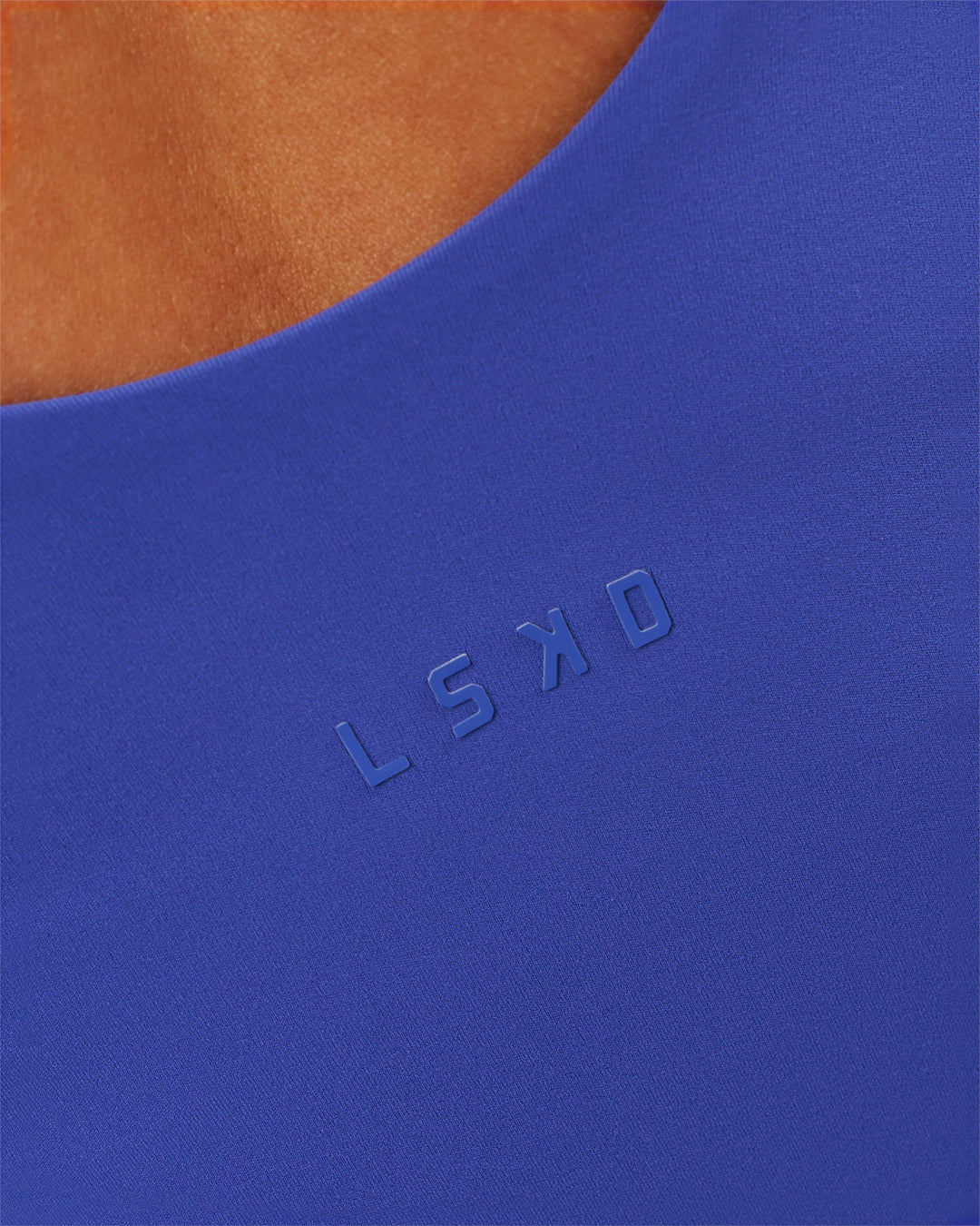 Woman wearing Staple 2.0 Active Shelf Bra Tank - Power Cobalt | Model:Issy | Size:XS - view 5