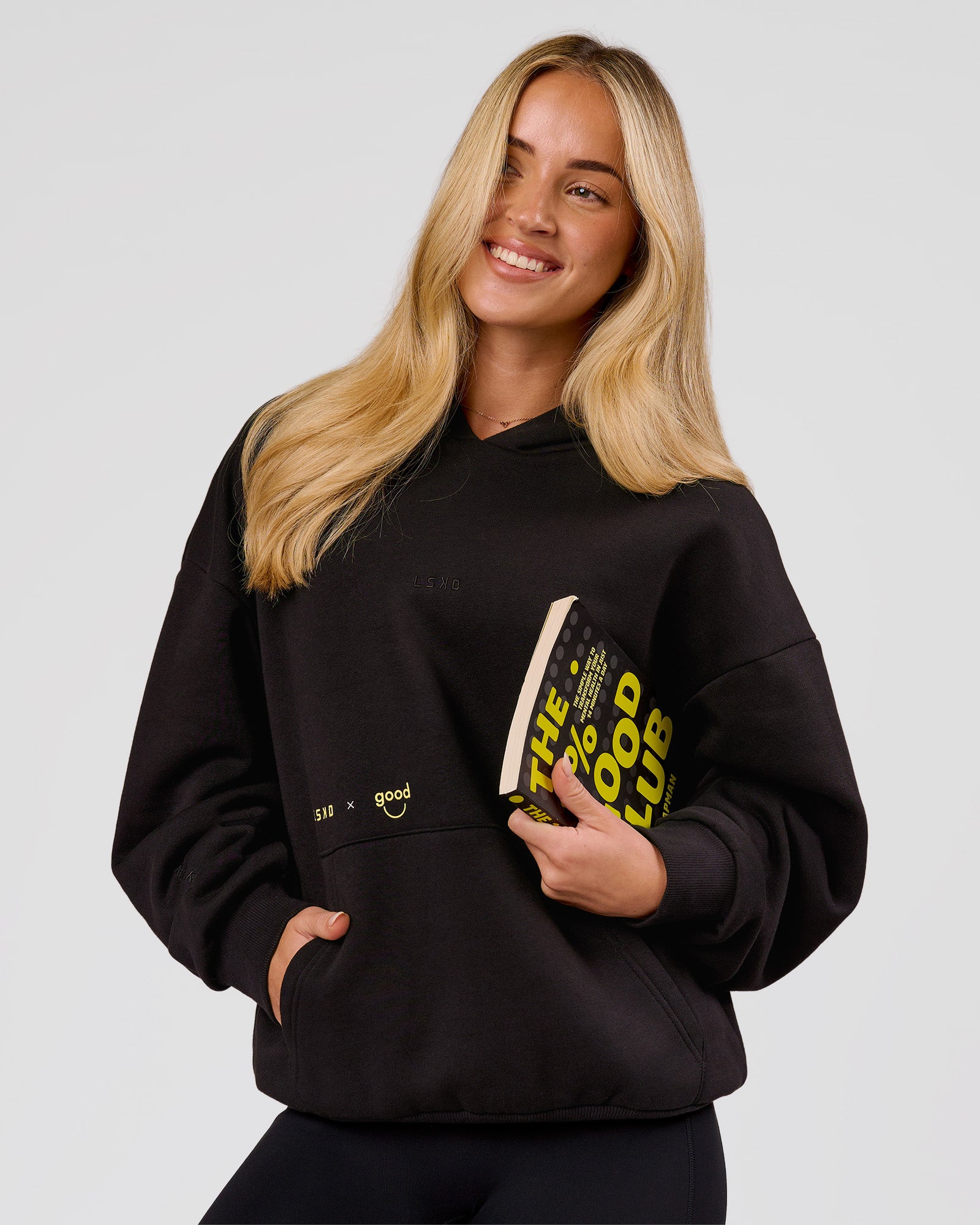 TGHF X LSKD 26 Oversized Hoodie - Black | LSKD