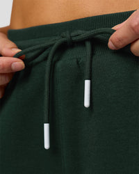 Woman wearing Fast Track Lounge Short - Midnight Green-White | Model:Taneisha | Size:XS | Thumbnail Index: 9