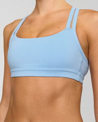 Woman wearing Velocity Sports Bra - Open Air | Model:Taneisha | Size:XS | Thumbnail Index: 1