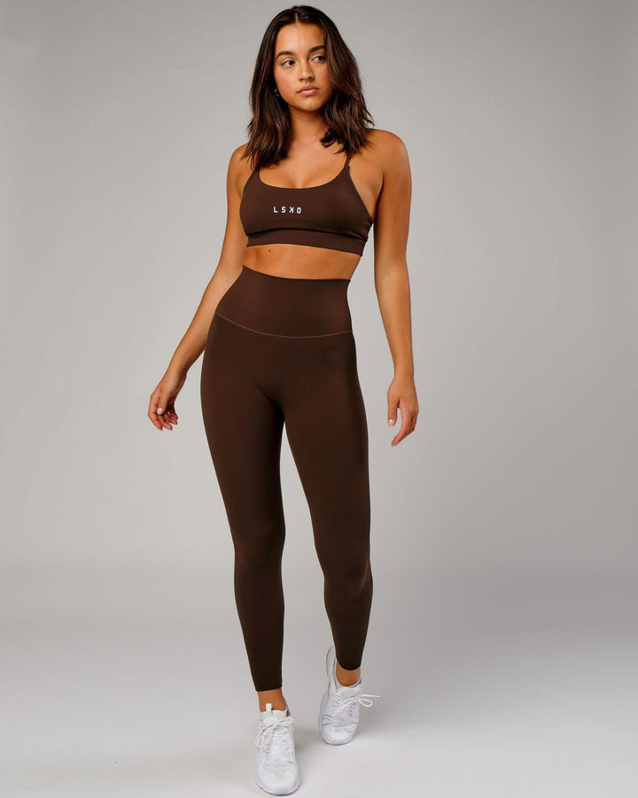 Elixir 7/8 Length Tight - Chocolate