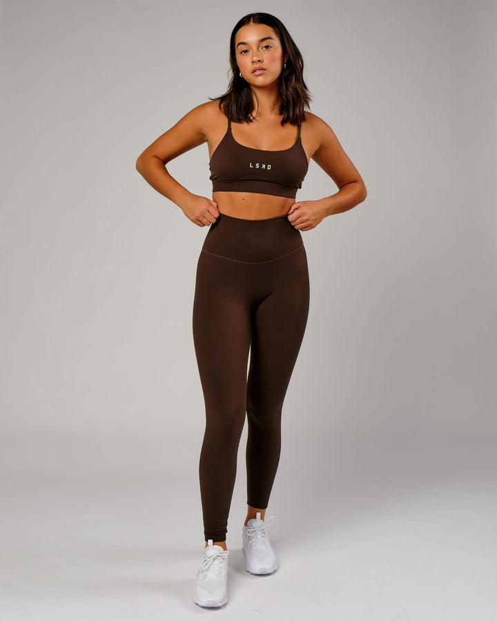 Elixir Full Length Tights - Chocolate