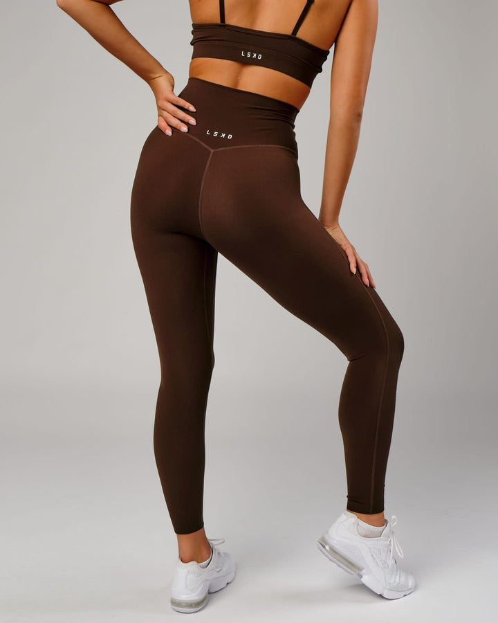 Elixir Full Length Tights - Chocolate