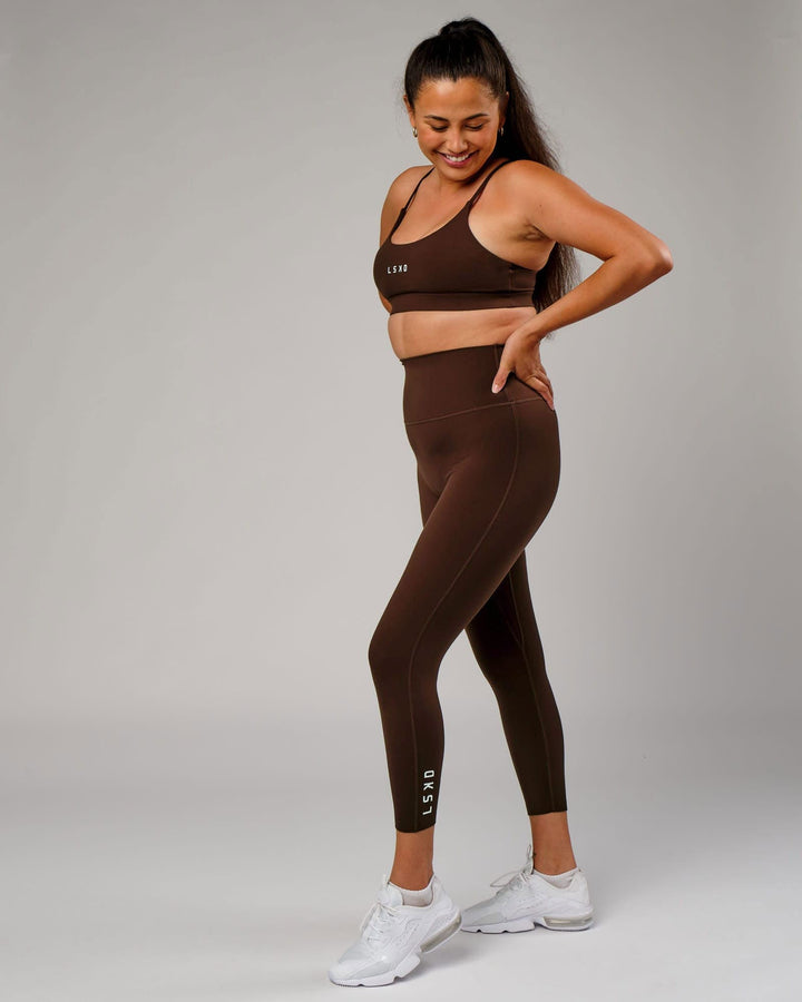 Elixir 7/8 Length Tight - Chocolate