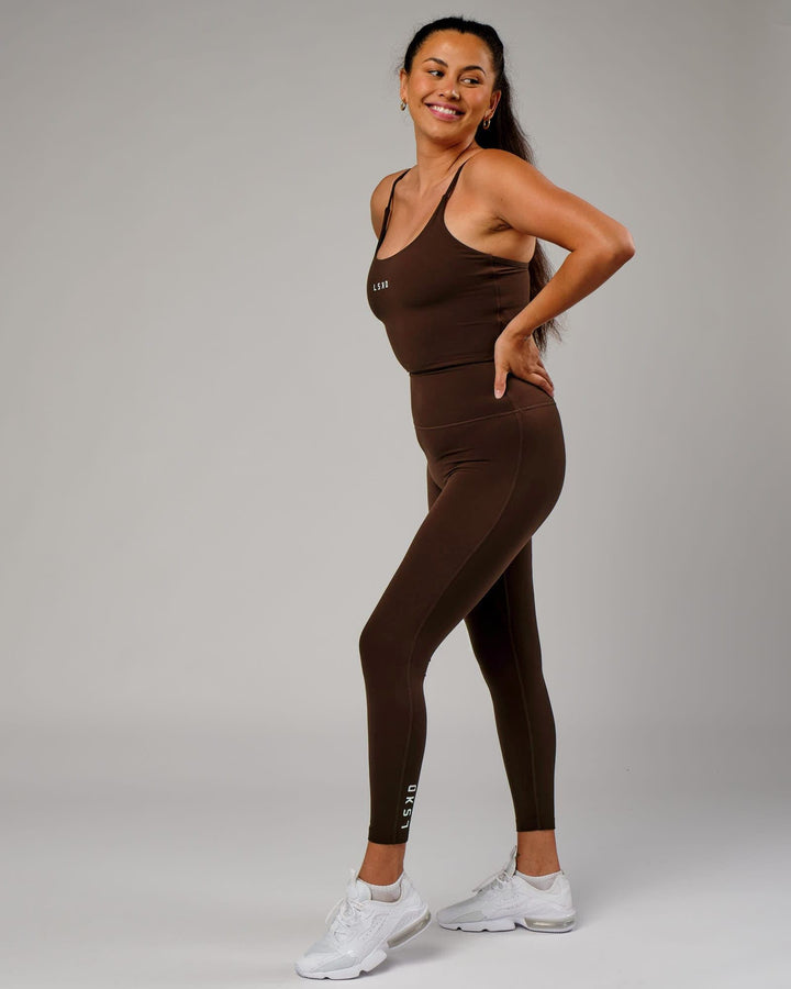 Elixir Full Length Tights - Chocolate