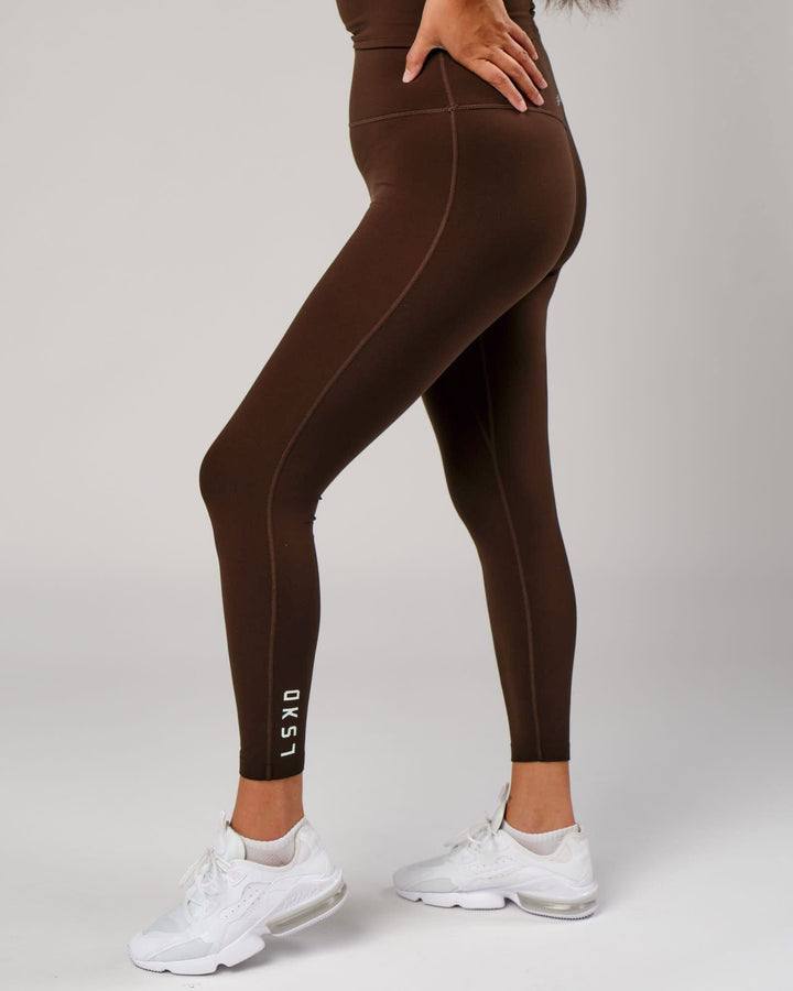 Elixir Full Length Tights - Chocolate