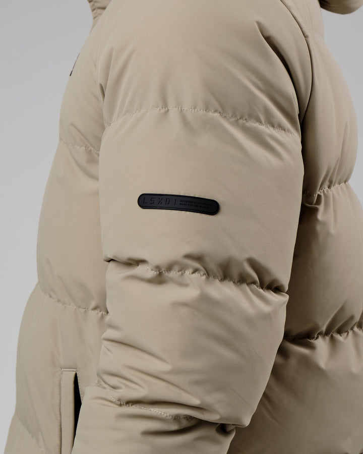 Unisex Roasted Puffer Jacket Oversize 22 - Laurel Oak