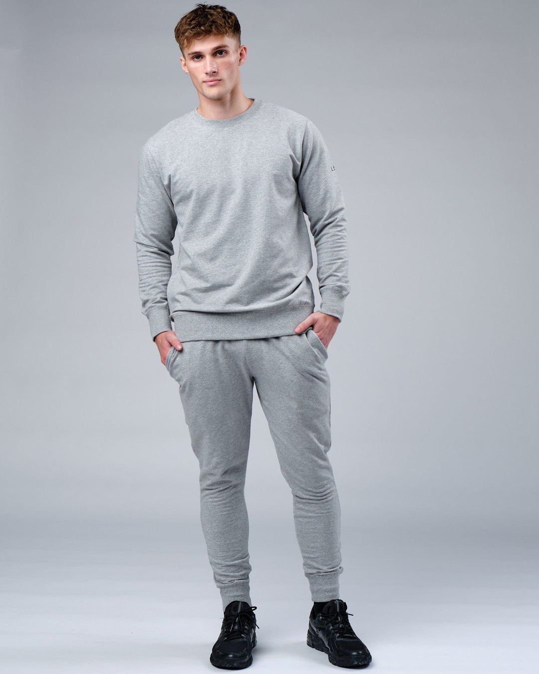 Unisex Rival FLXFleece Training Fit Sweater - Lt Grey Marl