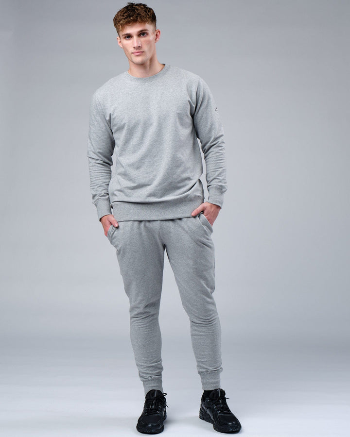 Unisex Rival FLXFleece Training Fit Sweater - Lt Grey Marl