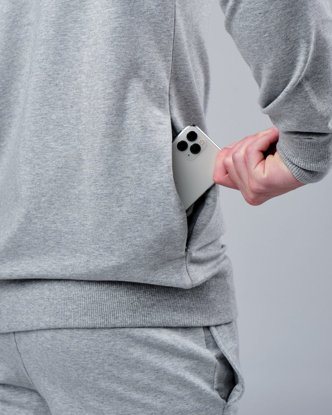 Unisex Rival FLXFleece Training Fit Sweater - Lt Grey Marl
