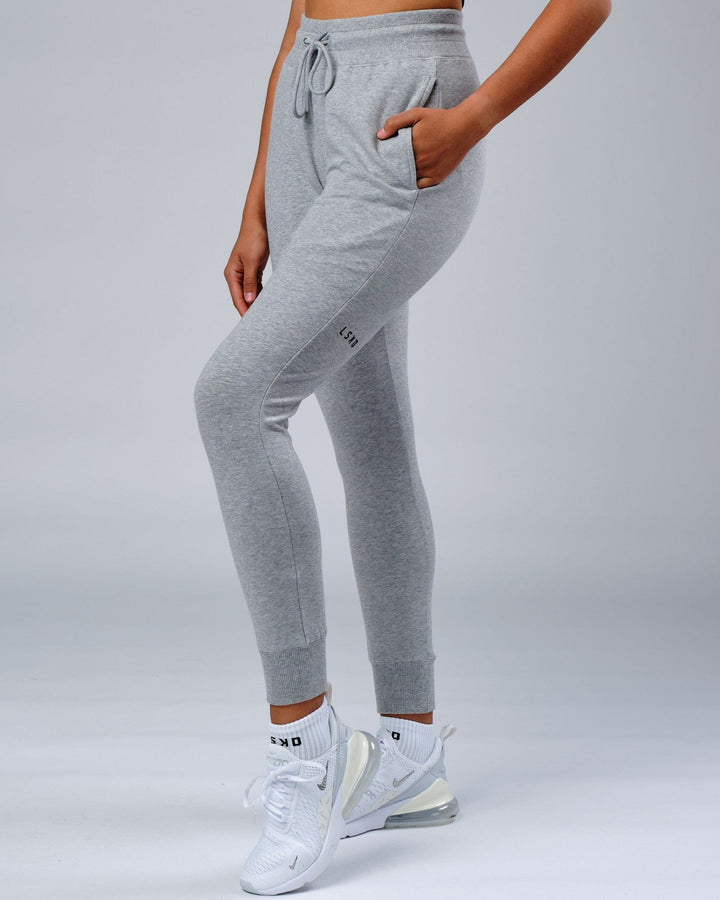 Unisex Rival FLXFleece Track Pants - Lt Grey Marl