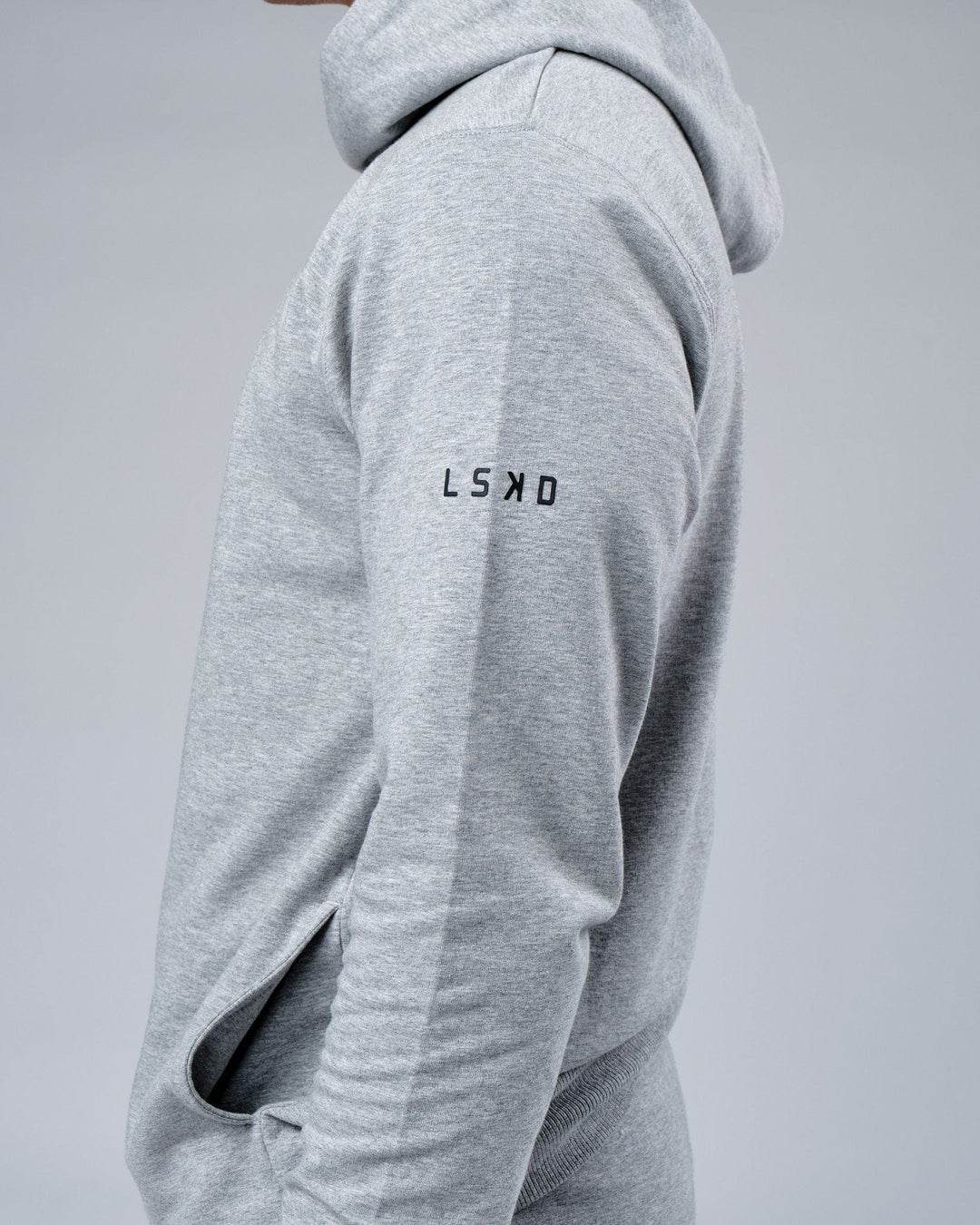 Unisex Rival FLXFleece Training Fit Hoodie - Lt Grey Marl