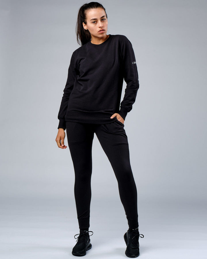Unisex Rival FLXFleece Track Pants - Black