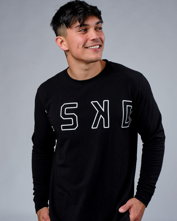Expand FLXCotton LS Tee - Black