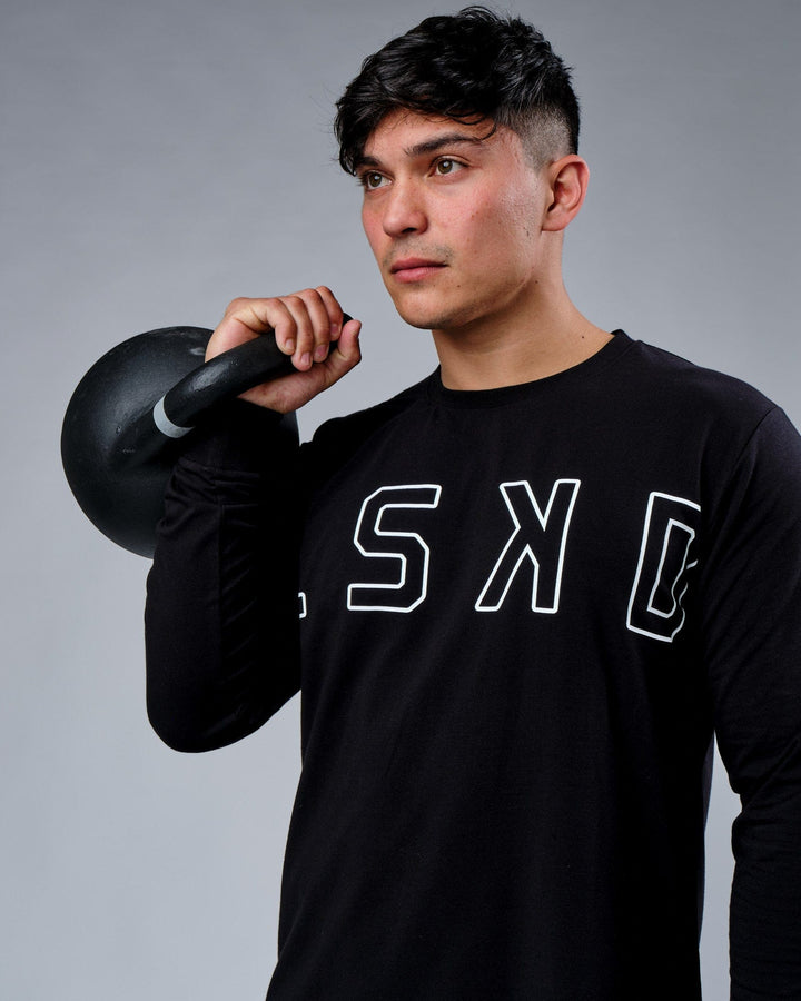 Expand FLXCotton LS Tee - Black