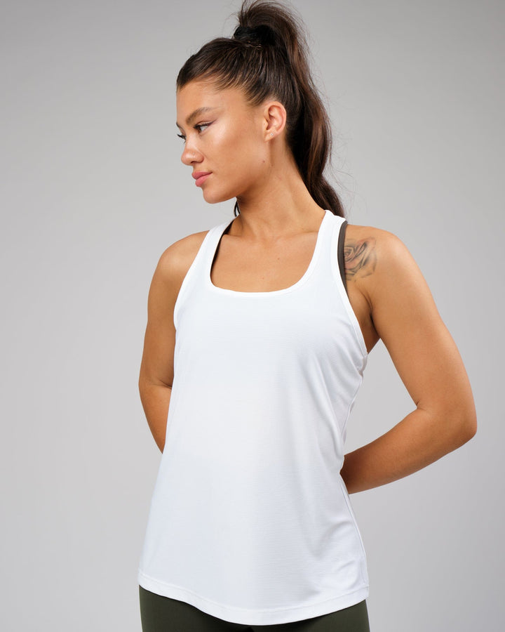 Freedom Performance Tank - White