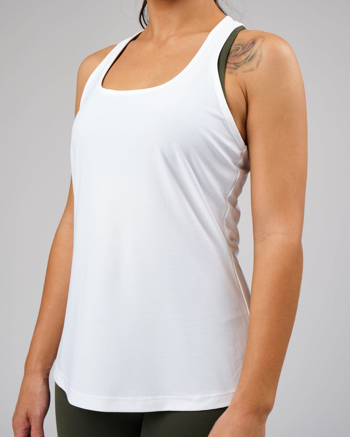 Freedom Performance Tank - White